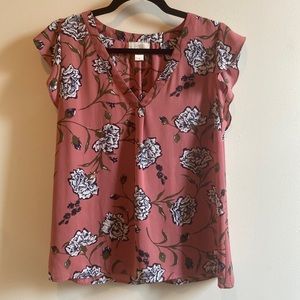 loft floral top